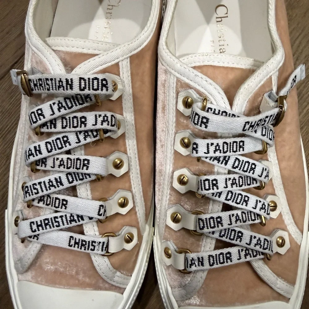 Dior Beige and White Women's Sneakers